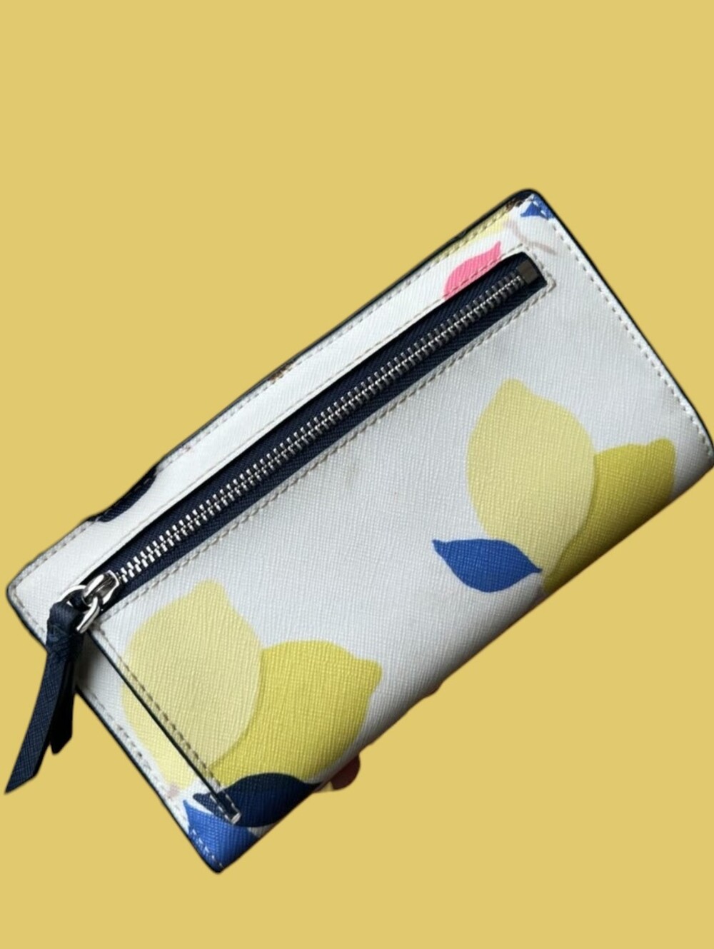 Kate Spade "Sylvia" Lemon Zest Dome Crossbody , Wallet And Dusty - Picture 9 of 12